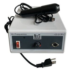 B&S Enterprise Hi Frequency Facial Machine D-217P Pro Spa Acne Skin Care VG